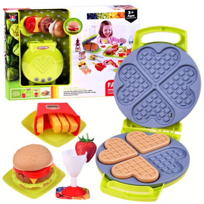 Kids Waffle Maker Playset