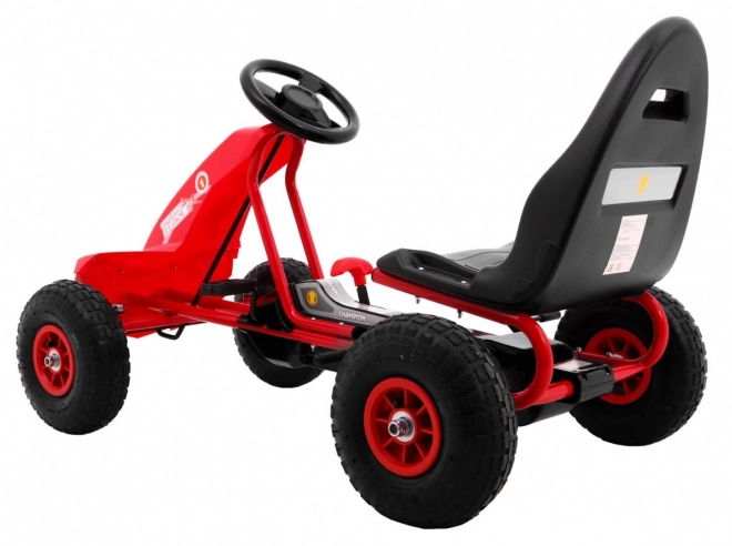 Pedal Go-Kart Champion for Kids 3+ Red