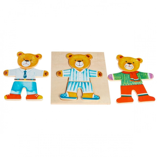 Wooden Puzzle Bear Boy