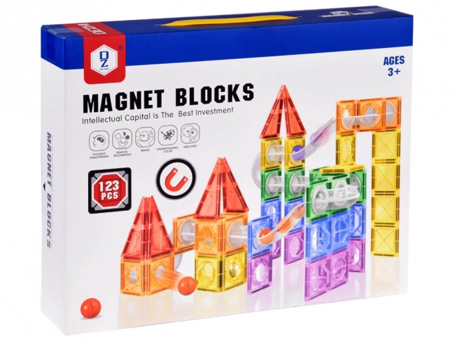 Magnetic Building Set Ball Track ZA4719 - 123 Pieces