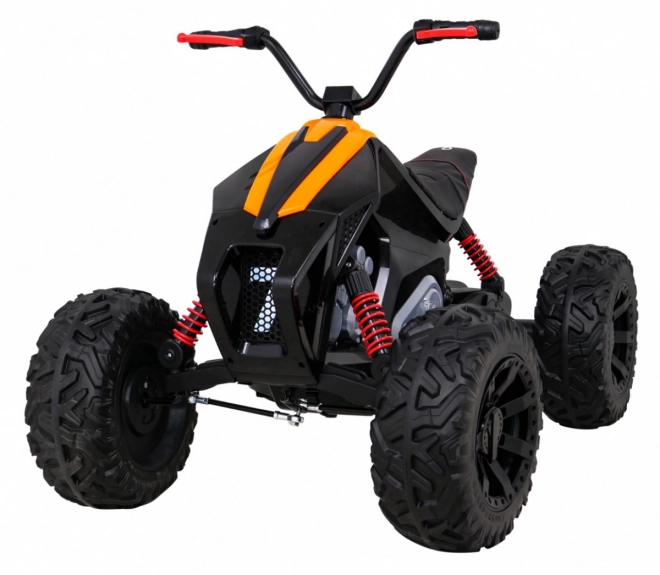 Quad Lucky Seven on battery black + EVA wheels + slow start + LED + MP3 USB