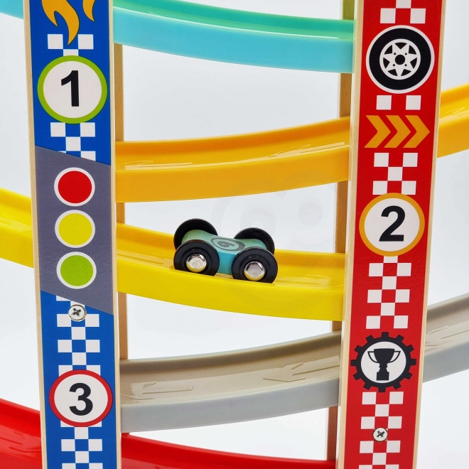 Tooky Toy Barevná skluzavka pro auta