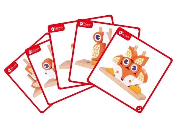 Wooden Fox Puzzle Toy