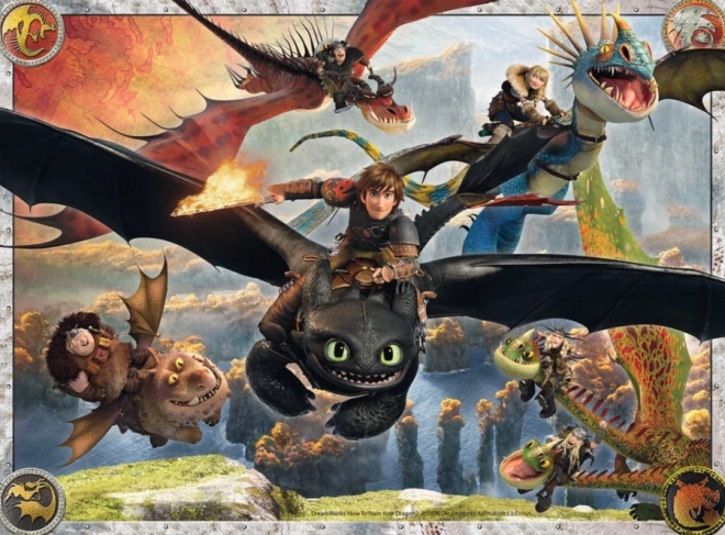 How to Train Your Dragon Good Dragons XXL Puzzle 150 Pieces