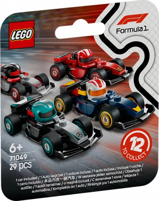 Gyűjtői F1 autó LEGO 71049 (kijelző 36 db)
