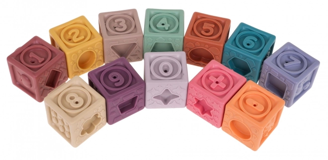 Sensory Dice Set Numbers 12 Pieces