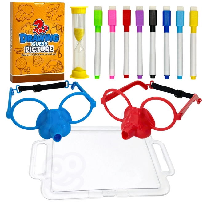 Woopie game Draw and Guess the Picture - drawing with nose