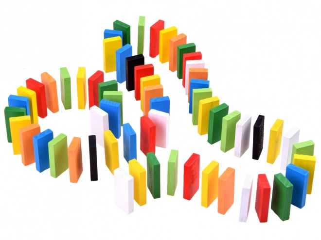 Colorful Wooden Domino Blocks