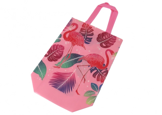 Gift Bag with Flamingo Design in Pink