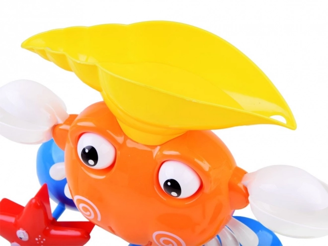 Colorful Bath Toy Crab with Fountain