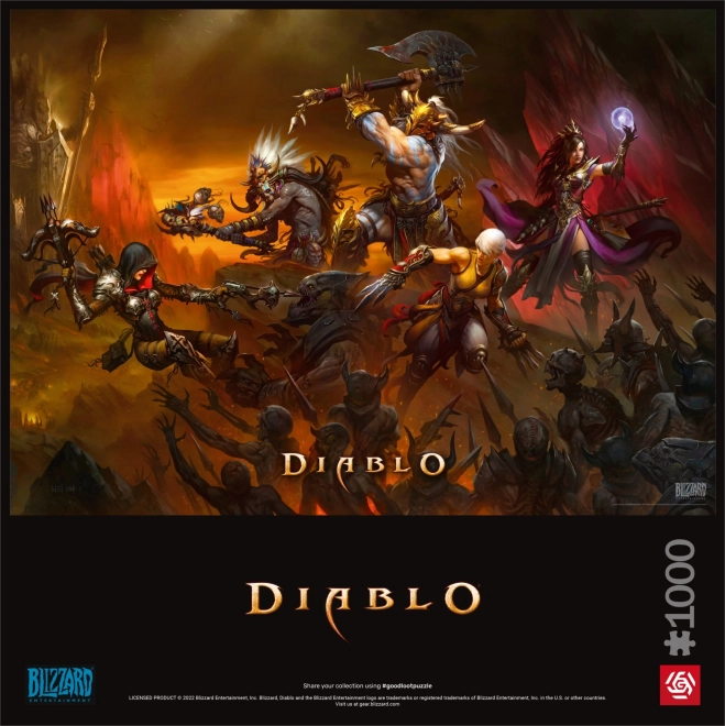 Good Loot puzzle diablo - heroes battle 1000 pieces