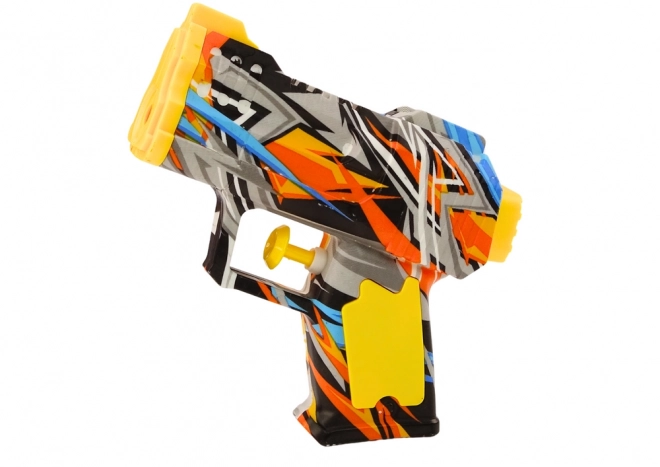 Small Water Gun Yellow Orange Graffiti