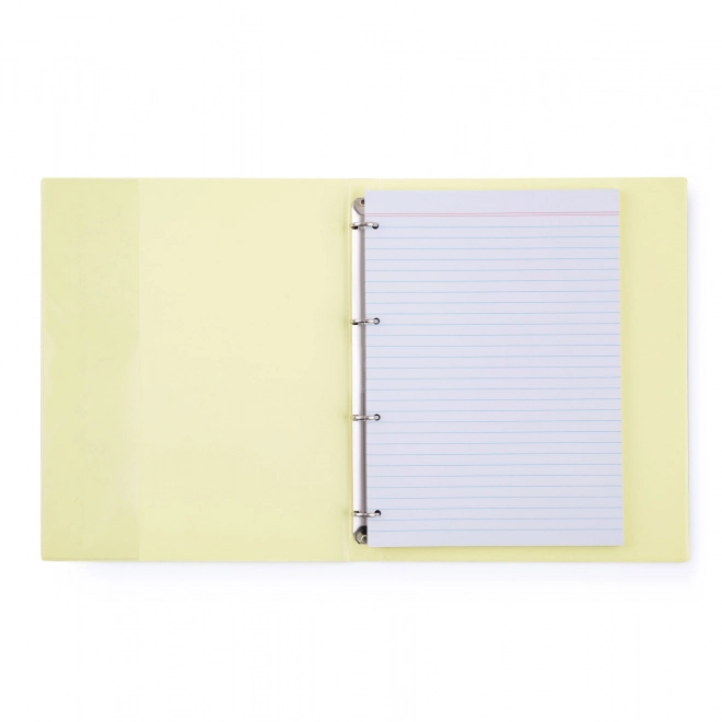 Karis A4 Yellow Pastel Ring Binder