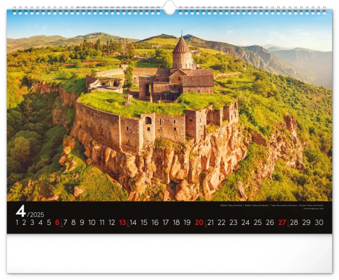 Notique Wall Calendar Landscapes 2025