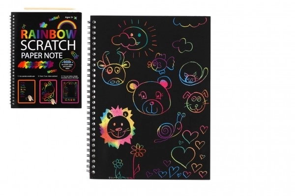 Rainbow Scratch Notebook