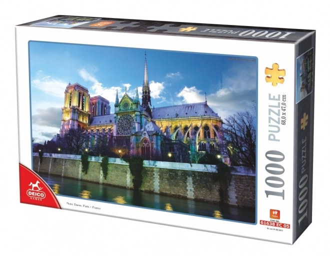 Notre Dame Paris 1000 Piece Puzzle