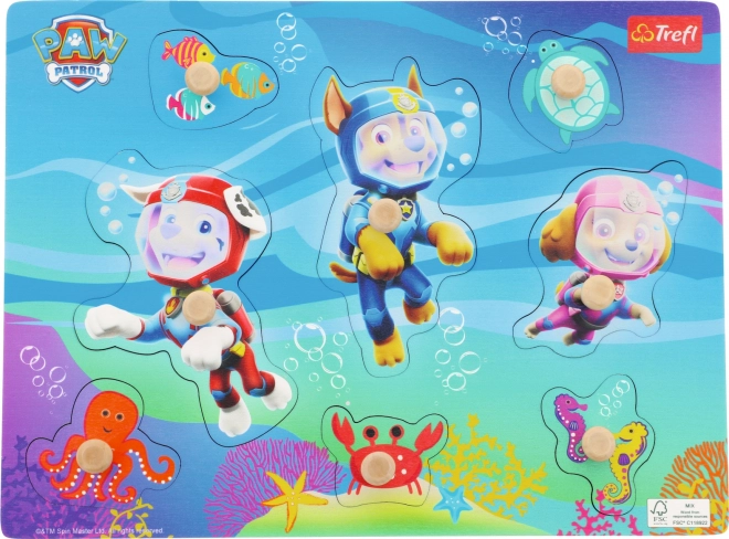 Wooden Puzzle PAW Patrol Underwater Adventure