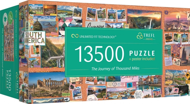 Trefl Puzzle Journey of a Thousand Miles 13,500 Pieces