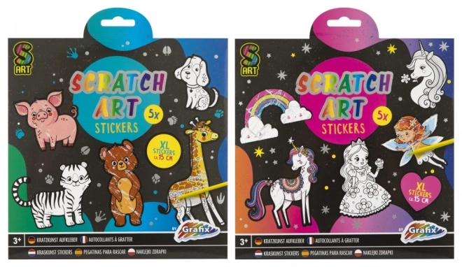 Scratch Stickers XXL Set