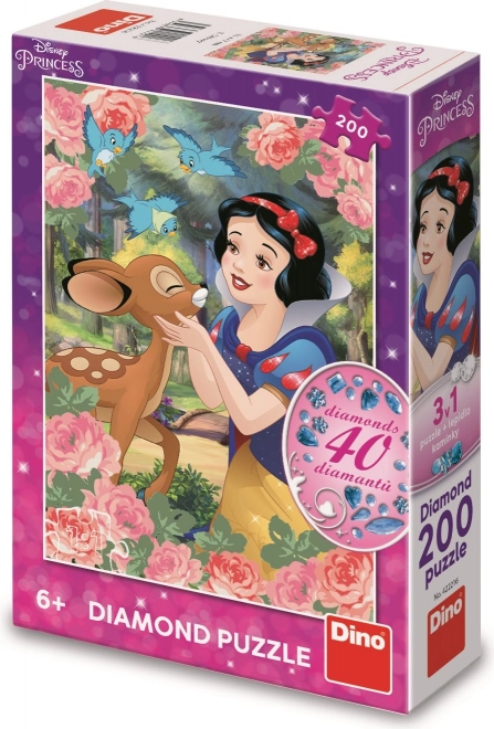 Snow White and Doe Diamond Puzzle 200 Pieces