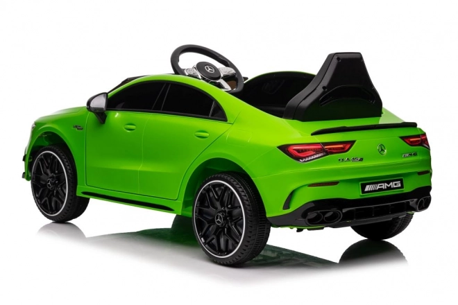 Electric Ride-On Car Mercedes CLA 45s AMG Green 4x4