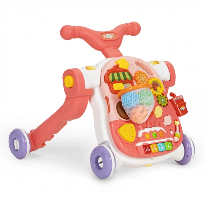 4-in-1 Interactive Educational Push Scooter for Children