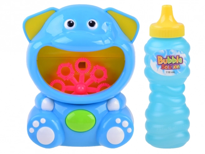 Blue Elephant Bubble Machine