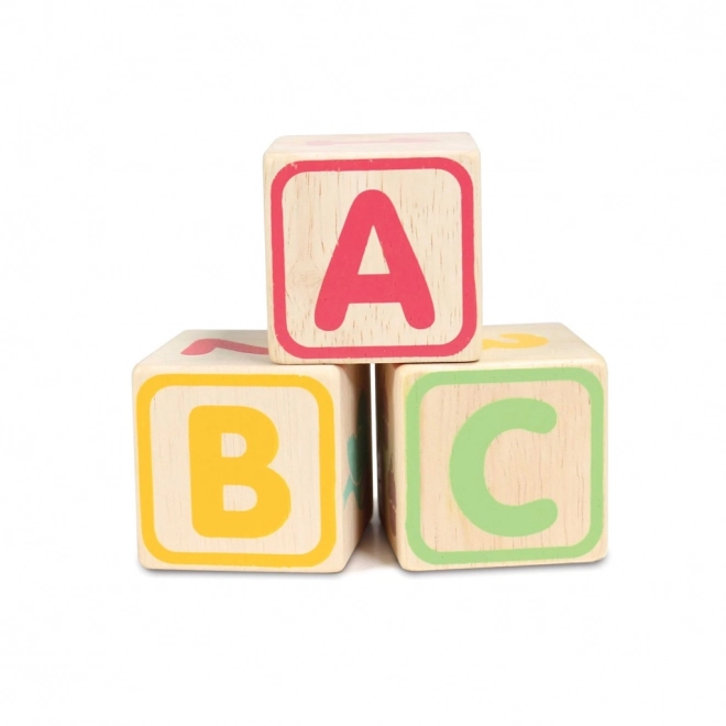 Multifunctional Wooden Alphabet Blocks by Le Toy Van