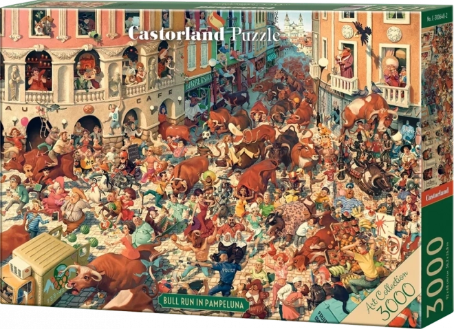 Castorland Puzzle: Running of the Bulls in Pamplona 3000 Pieces