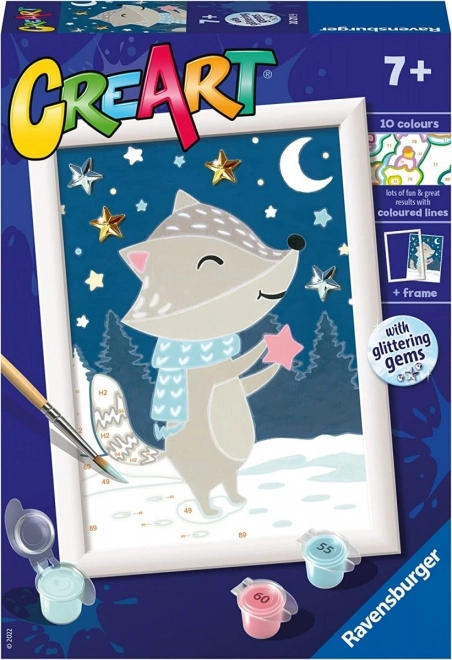 Ravensburger CreArt for Kids Badger Among the Stars