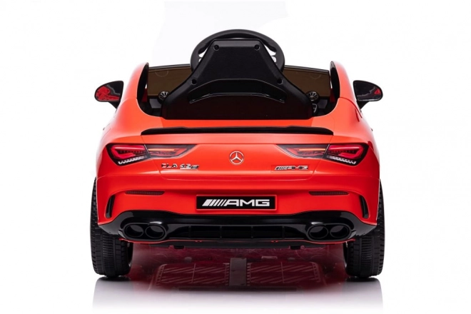 Battery-Powered Mercedes CLA 45s Red AMG 4x4 Car