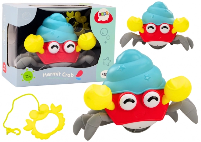 Wind-up Colorful Crawling Interactive Crab Toy