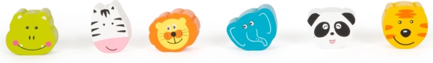 Colorful animals for learning through play