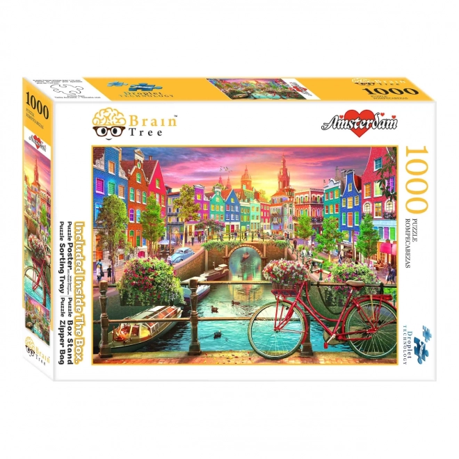 Amsterdam Puzzle 1000 Pieces by Brain Tree