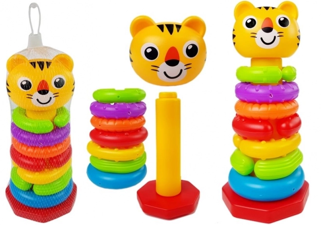 Rainbow Stacking Rings for Babies