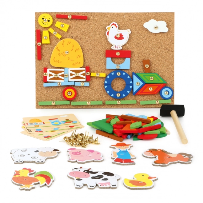 Wooden Creative Play Farm Set