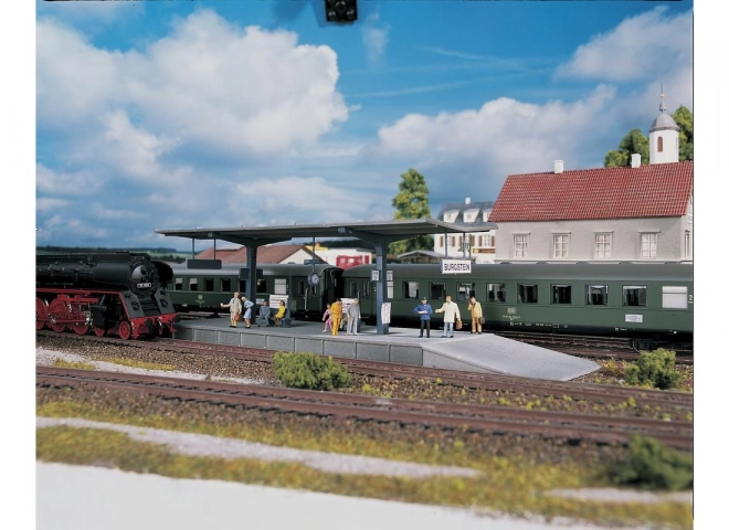 Platform Burgstein Train Station Model by Piko Hobby