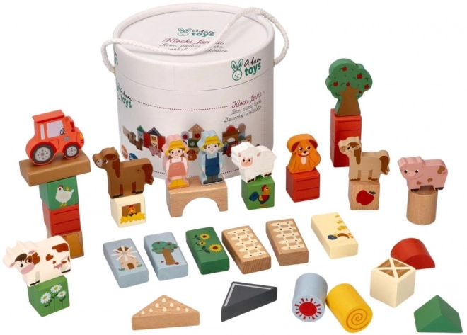 Wooden Adventure Farm Blocks