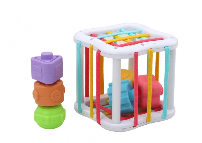 Sensory Toy Set with Koala Stacking Tower, Educational Cube and Spinners