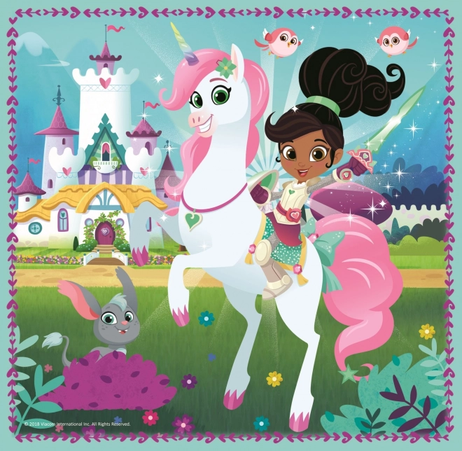 Trefl Puzzle Nella Princess Knight Adventures 3-in-1 Set