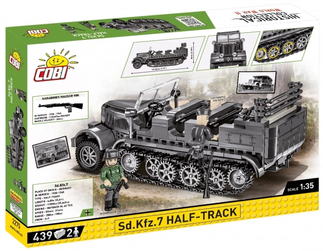 World War II German Sd.Kfz. 7 Half-Track Model Set