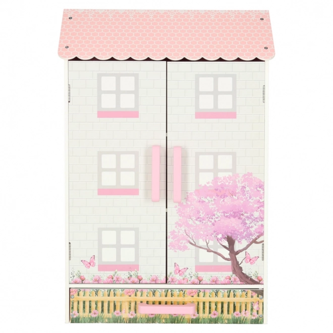 Maison de poupées en bois Lulilo Papilio rose 80cm