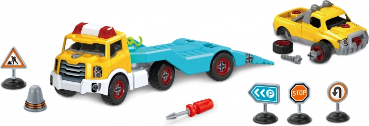 Schroefbare takelwagen 37 cm met accessoires