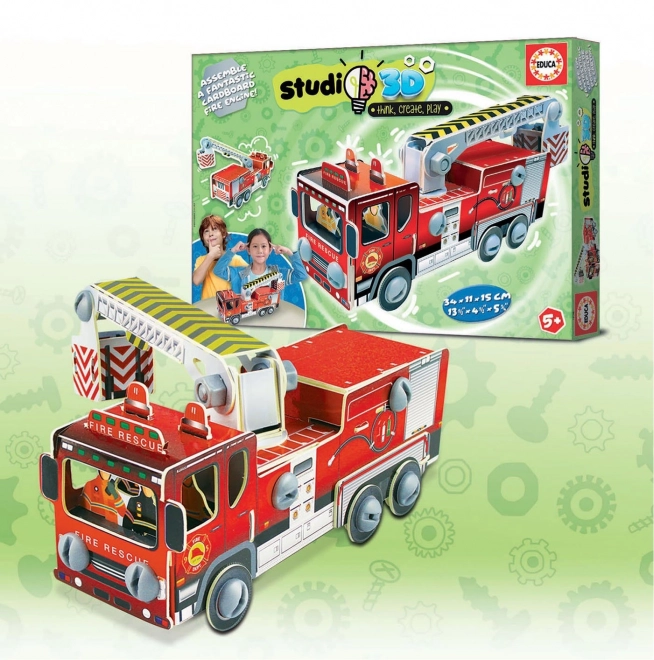 3D Model Fire Truck