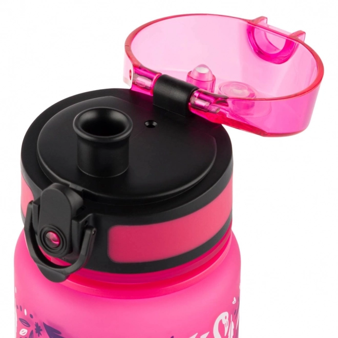 Water Bottle with Lockable Lid Flamingo 500ml by Baagl