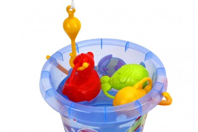 Fishing Set with Rod and Bucket for Kids