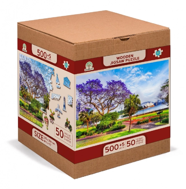 Wooden Puzzle Spring in Sydney 2-in-1