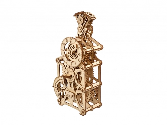 Ugears Wooden 3D Engine Clock Puzzle