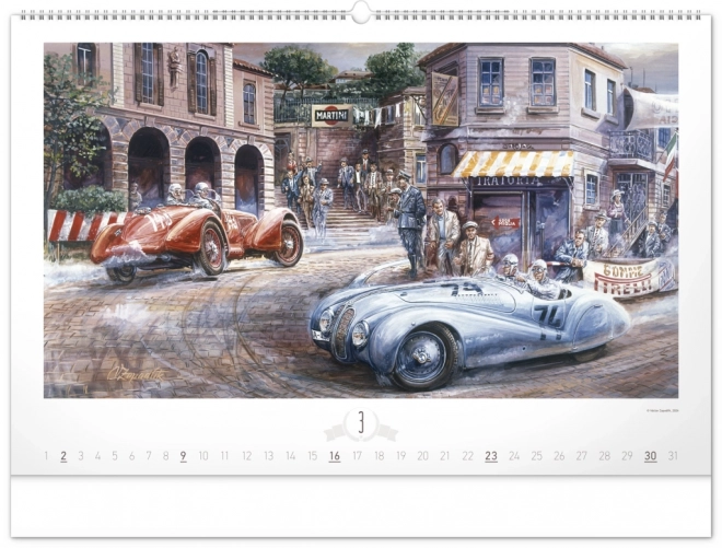 Wall Calendar Oldtimers by Václav Zapadlík 2025