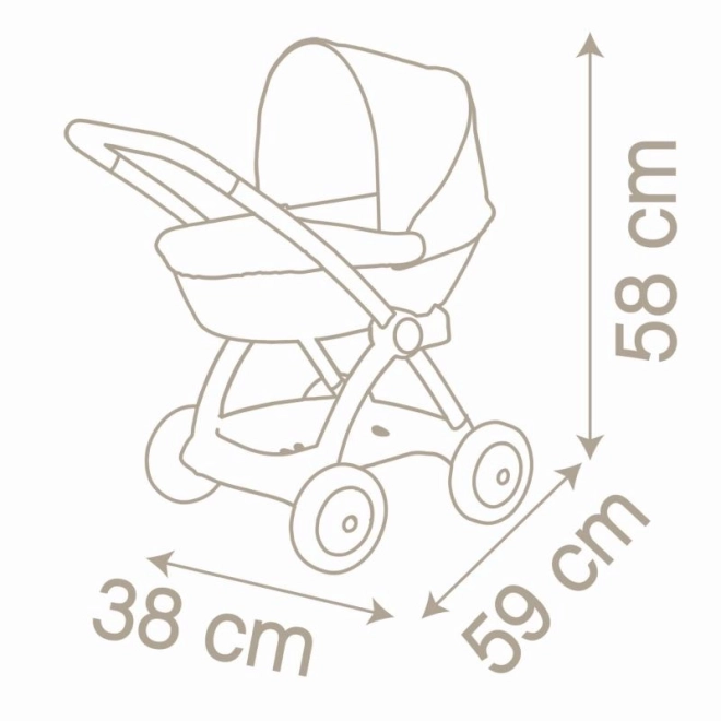 Baby Nurse Doll Stroller